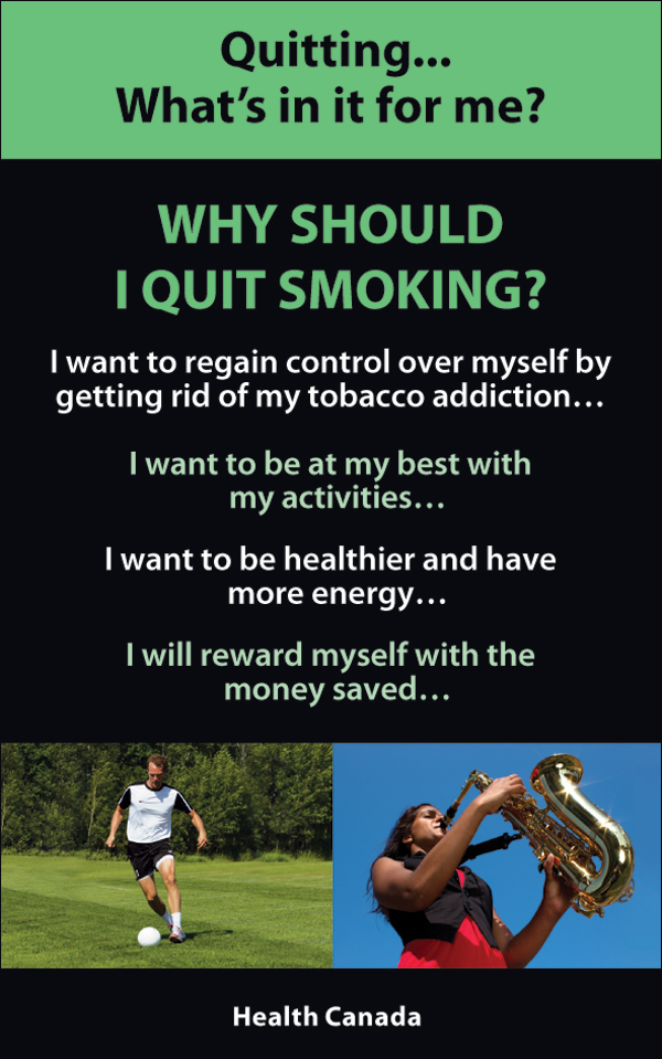 Quitting - interior message, benefits - eng